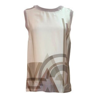 Ralph Lauren  Silk Front Twinset Cardigan & Sleeveless Top Size M