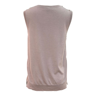 Ralph Lauren  Silk Front Twinset Cardigan & Sleeveless Top Size M