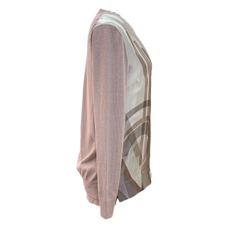 Ralph Lauren  Silk Front Twinset Cardigan & Sleeveless Top Size M
