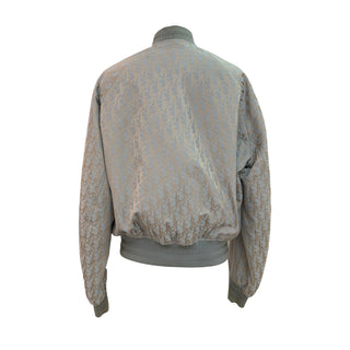 Christian Dior Oblique Silk Blend Bomber Jacket Size 48