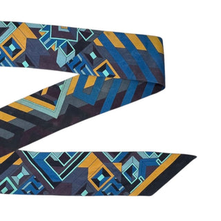 Hermes Le Fil D'Ariane Twilly Silk Scarf