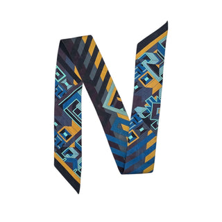 Hermes Le Fil D'Ariane Twilly Silk Scarf