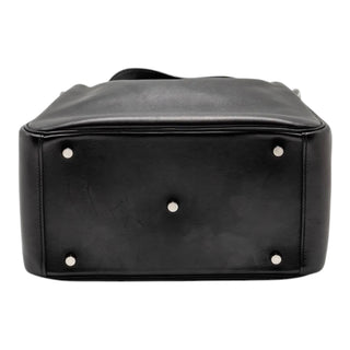 Hermès Lindy 30 Touch Black Swift Leather & Alligator Strap Bag