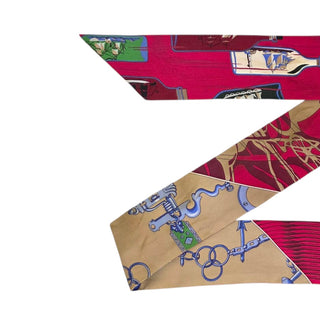 Hermes Colorado Silk Twilly Scarf