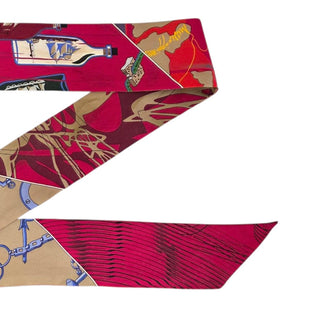 Hermes Colorado Silk Twilly Scarf