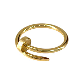 Cartier Juste un Clou 18K Yellow Gold Ring AU750 with Box