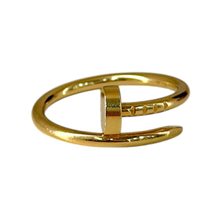 Cartier Juste un Clou 18K Yellow Gold Ring AU750 with Box