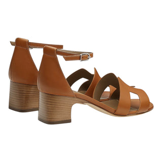 Hermès Encens 50 Heritage Calfskin Sandals Naturel