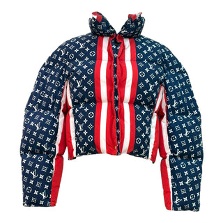 Louis Vuitton Tricolour Monogram Puffer Jacket
