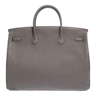 Hermès Birkin 35 Etain Togo Leather Bag with Palladium Hardware