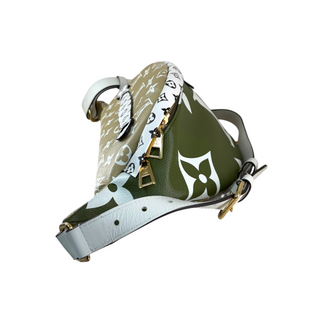 Louis Vuitton Khaki Green & Beige Monogram Giant Bumbag