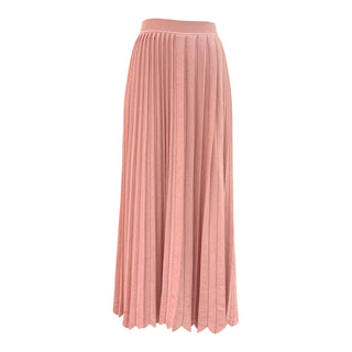 Loro Piana Pink Pleated Cashmere Skirt