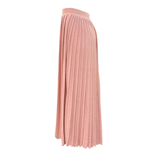 Loro Piana Pink Pleated Cashmere Skirt