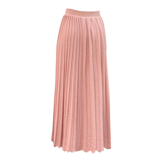 Loro Piana Pink Pleated Cashmere Skirt