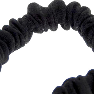 Chanel Faux Pearl Hair Tie With Black Elastic And CC Logo