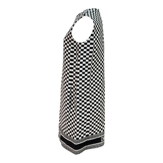 Christian Dior Check Print Blazer & Dress Two-Piece Set