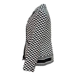 Christian Dior Check Print Blazer & Dress Two-Piece Set