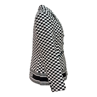 Christian Dior Check Print Blazer & Dress Two-Piece Set