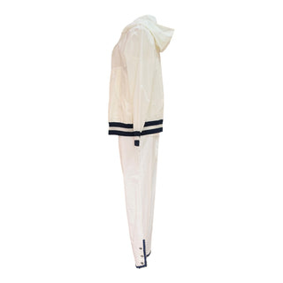 Chanel Cruise White Jacket, T-Shirt & Trousers Three-Piece Set