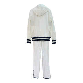 Chanel Cruise White Jacket, T-Shirt & Trousers Three-Piece Set
