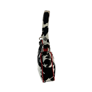Chrome Hearts Black & White Cow Print Pony Hair Shoulder Bag