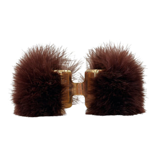 Hermès Olympe Faubourg Circus Feather Cuff Bracelet
