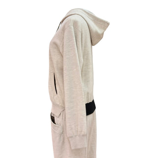Louis Vuitton Beige Knit Hooded Tracksuit Set
