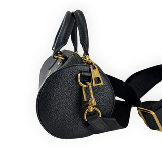 Louis Vuitton Black & Beige Bicolour Monogram Empreinte Papillon BB