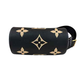 Louis Vuitton Black & Beige Bicolour Monogram Empreinte Papillon BB