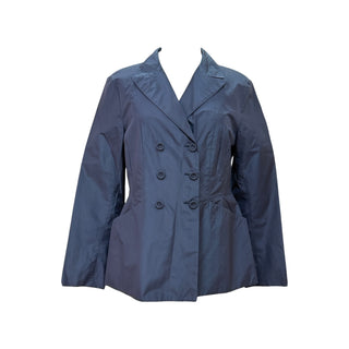 Christian Dior Navy Double-Breasted Lightweight Jacket