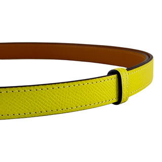 Hermès Kelly Belt 18 Lime Epsom Leather Gold Hardware