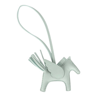 Hermès Pegase Rodeo PM Bag Charm Vert Peppermint Milo Lambskin