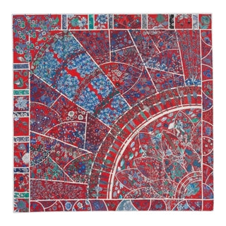 Hermès Fleurs de Giverny 90 Silk Scarf