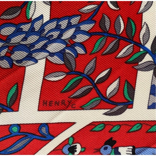 Hermès Fleurs de Giverny 90 Silk Scarf
