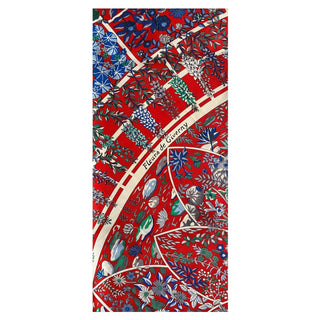 Hermès Fleurs de Giverny 90 Silk Scarf
