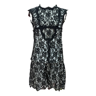 Chanel Resort 2014 Black Floral Lace Top & Shorts Set