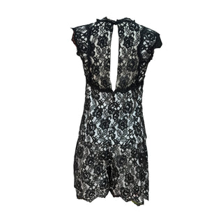 Chanel Resort 2014 Black Floral Lace Top & Shorts Set