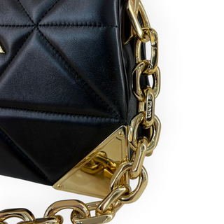 Prada Black Quilted Nappa Leather Chain Shoulder Bag