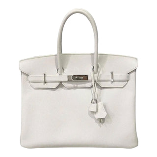 Hermès Birkin 35 Blanc White Epsom Leather Handbag