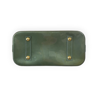 Louis Vuitton Olive Green Monogram Vernis Alma PM Bag
