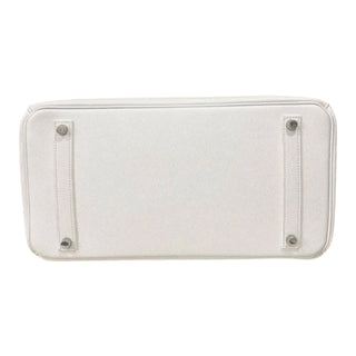 Hermès Birkin 35 Blanc White Epsom Leather Handbag