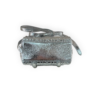 Christian Dior Silver Metallic Cannage Teddy Bear Backpack