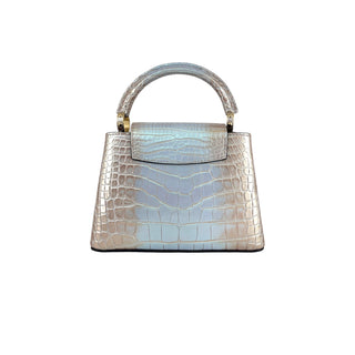 Louis Vuitton Iridescent Crocodilien Brillant Capucines Mini Bag
