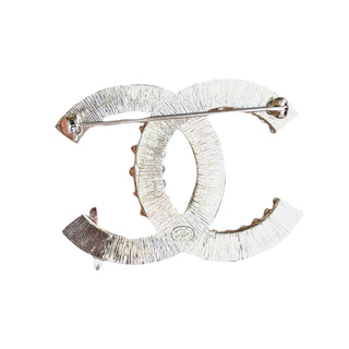Chanel Crystal CC Brooch