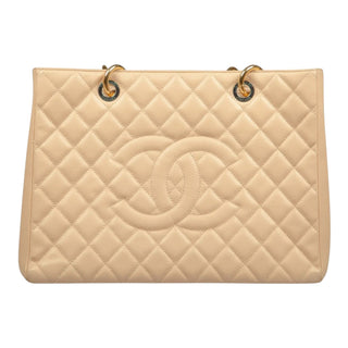 Chanel Beige Caviar GST Grand Shopping Tote