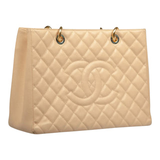 Chanel Beige Caviar GST Grand Shopping Tote