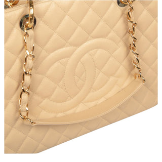 Chanel Beige Caviar GST Grand Shopping Tote