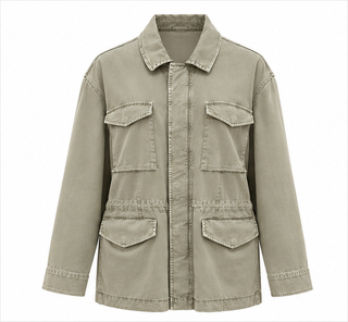Brunello Cucinelli Men's Beige Utility Jacket