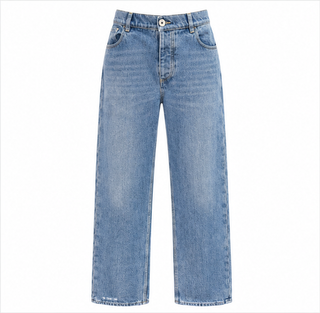 Prada Light Blue Wide-Leg Jeans IT 32