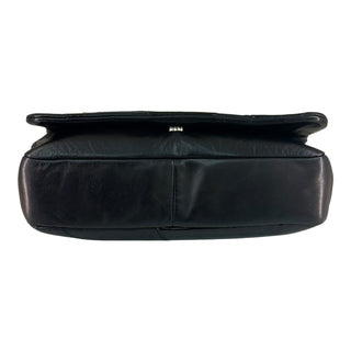 Chanel Black CC Patchwork Leather Chain Shoulder Bag